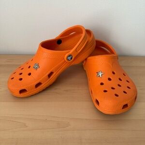 Bright Orange Crocs - W Size 8 - 9